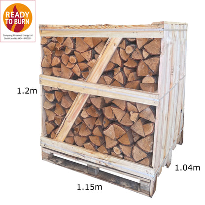 KILN DRIED OAK FIREWOOD - LARGE CRATE